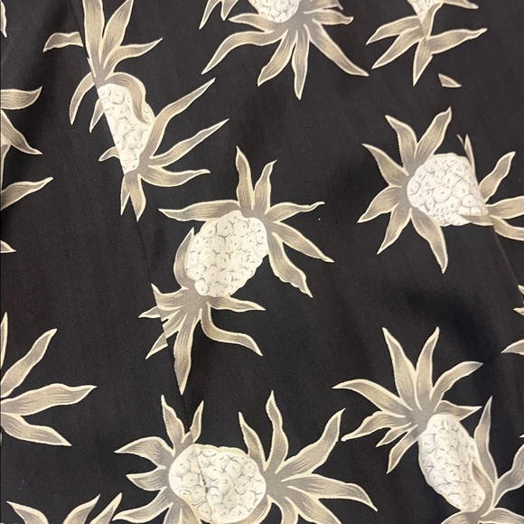 Vintage Silk Hawaiian Maxi Dress LARGE - Picture 3 of 4